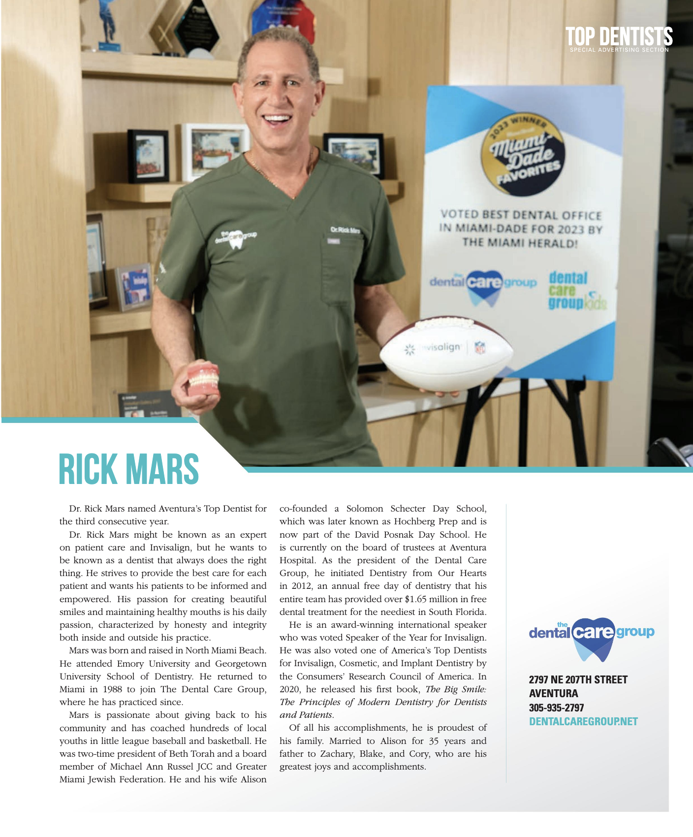 Dr. Rick Mars - Top Dentist 2024